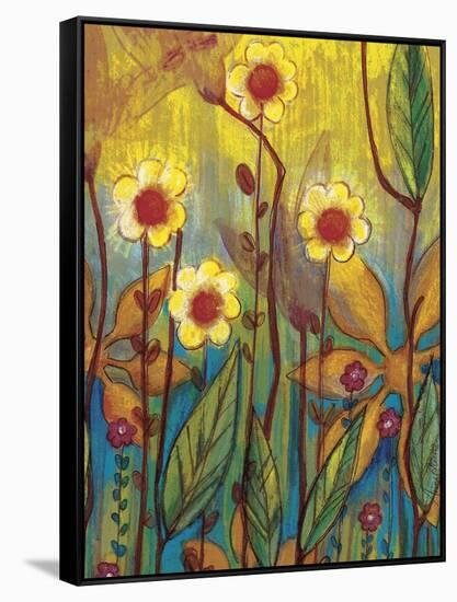 Flowers-Anne Cote-Framed Stretched Canvas