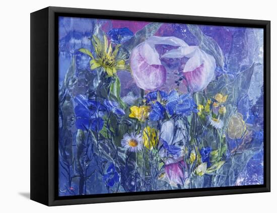 Flowers-Andrzej Pluta-Framed Stretched Canvas