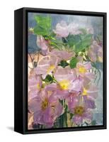 Flowers-Andrzej Pluta-Framed Stretched Canvas