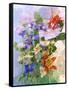 Flowers-Andrzej Pluta-Framed Stretched Canvas