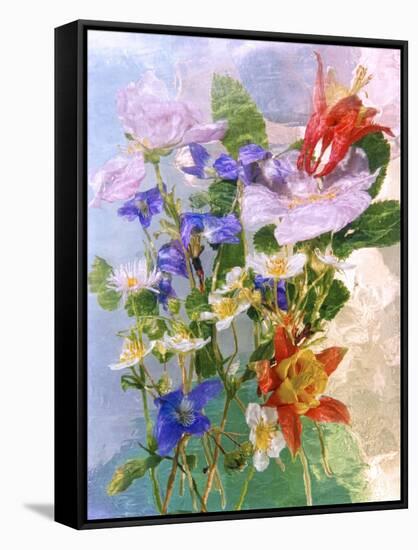 Flowers-Andrzej Pluta-Framed Stretched Canvas