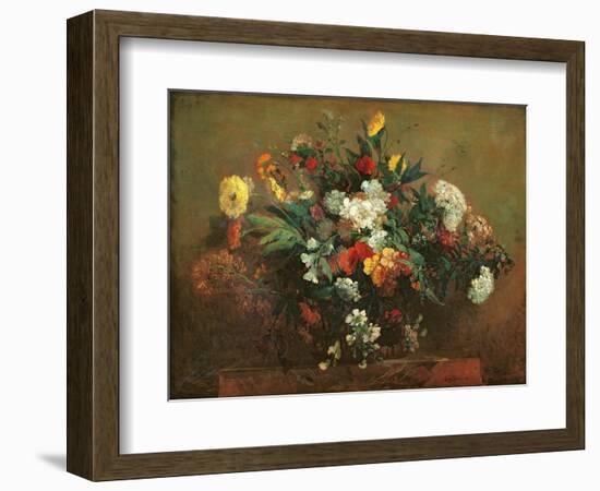 Flowers-Eugene Delacroix-Framed Giclee Print