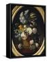 Flowers-Jean Louis Prevost-Framed Stretched Canvas