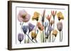 Flowerscape Portrait-Albert Koetsier-Framed Art Print