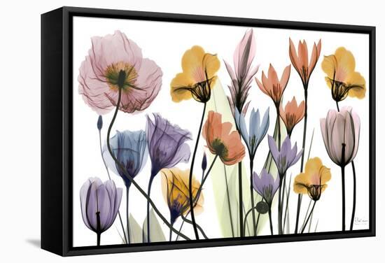 Flowerscape Portrait-Albert Koetsier-Framed Stretched Canvas