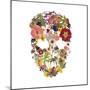 Flowerskull 3-Victoria Brown-Mounted Art Print