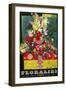 Flowersofparis-null-Framed Giclee Print