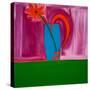 Flowervase,1998,(oil on linen)-Cristina Rodriguez-Stretched Canvas