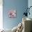 Flowery Dreams II-Blue Fish-Mounted Art Print displayed on a wall