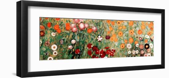 Flowery Garden Detail-Gustav Klimt-Framed Art Print