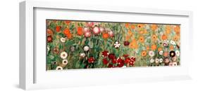 Flowery Garden Detail-Gustav Klimt-Framed Art Print