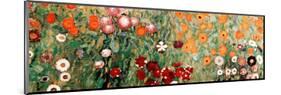 Flowery Garden Detail-Gustav Klimt-Mounted Art Print
