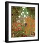 Flowery Garden-Gustav Klimt-Framed Art Print