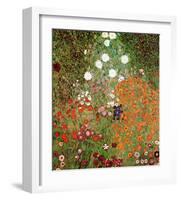 Flowery Garden-Gustav Klimt-Framed Art Print