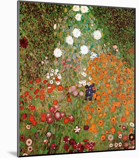 Flowery Garden-Gustav Klimt-Mounted Art Print