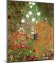 Flowery Garden-Gustav Klimt-Mounted Art Print