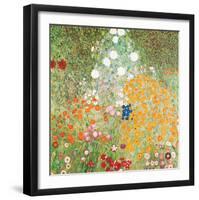 Flowery Garden-Gustav Klimt-Framed Art Print