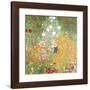 Flowery Garden-Gustav Klimt-Framed Art Print