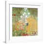 Flowery Garden-Gustav Klimt-Framed Art Print