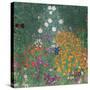 Flowery Garden-Gustav Klimt-Stretched Canvas