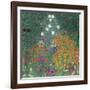 Flowery Garden-Gustav Klimt-Framed Art Print