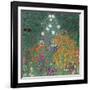 Flowery Garden-Gustav Klimt-Framed Art Print