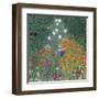 Flowery Garden-Gustav Klimt-Framed Art Print