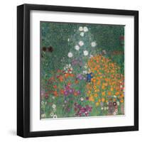 Flowery Garden-Gustav Klimt-Framed Art Print