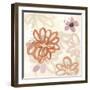 Flowery Thoughts I-Lanie Loreth-Framed Art Print