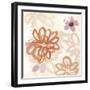 Flowery Thoughts I-Lanie Loreth-Framed Art Print