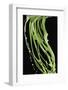 Flowing Green Liquid-Sprint-Framed Photographic Print