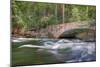 Flowing Merced River and Pohono Bridge, Yosemite-null-Mounted Photographic Print