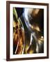 Flowing Metal Shpaes-George Oze-Framed Photographic Print