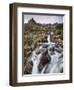 Flowing water of a creek, Alp Da Cavloc, Maloja Pass, Bregaglia Valley, Engadine, Canton of Graubun-Roberto Moiola-Framed Photographic Print