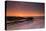 Flowing Water over the Beach at Sunrise-A Periam Photography-Stretched Canvas