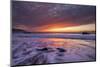 Flowing Waters Sunset Seascape, Marshall Beach, San Francisco-Vincent James-Mounted Photographic Print