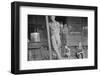 Floyd Burroughs and Tengle children in Hale County, Alabama, 1936-Walker Evans-Framed Photographic Print