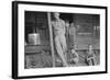 Floyd Burroughs and Tengle children in Hale County, Alabama, 1936-Walker Evans-Framed Photographic Print