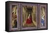 Fluegelaltaerchen-Jan van Eyck-Framed Stretched Canvas