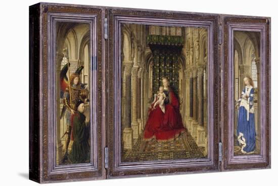 Fluegelaltaerchen-Jan van Eyck-Stretched Canvas