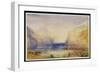 Fluelen: Morning (Looking Towards the Lake) 1845-J. M. W. Turner-Framed Giclee Print