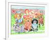 Fluffie Football-Karen Middleton-Framed Giclee Print