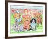 Fluffie Football-Karen Middleton-Framed Giclee Print