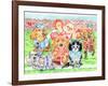 Fluffie Football-Karen Middleton-Framed Giclee Print