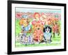 Fluffie Football-Karen Middleton-Framed Giclee Print