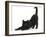 Fluffy Black Kitten, 9 Weeks, Stretching-Mark Taylor-Framed Photographic Print