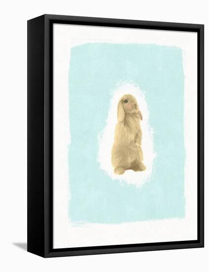 Fluffy Bunny-Leah Straatsma-Framed Stretched Canvas