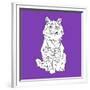 Fluffy Cat-Anna Nyberg-Framed Giclee Print