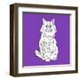 Fluffy Cat-Anna Nyberg-Framed Giclee Print