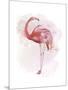 Fluffy Flamingo 3-Fab Funky-Mounted Art Print